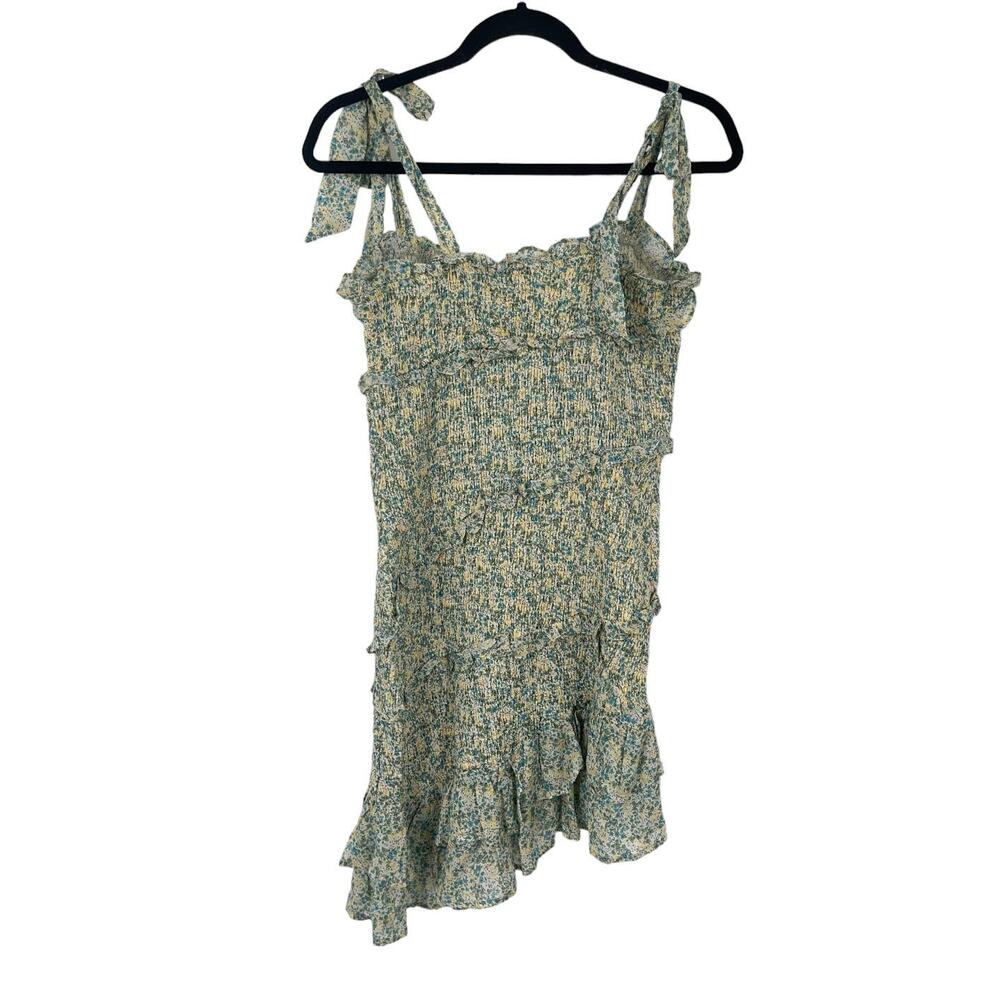 ASTR the Label dress Eastwick floral ruffle asymmetrical mini Mediium M - Picture 4 of 6